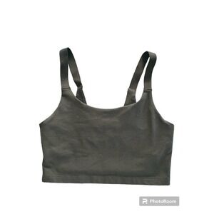 Aerie Offline The Hugger Recharge Minimal Support Line Sports Bra Black Size XS